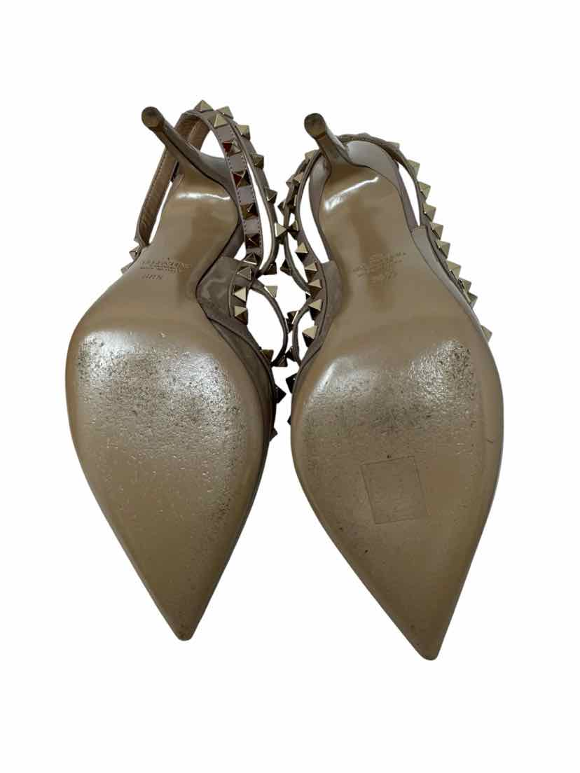 Shoe Size 8.5 VALENTINO Tan Luxury - Heels