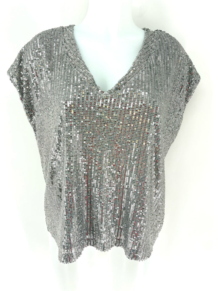 Size XL AQUA Gray Shirt