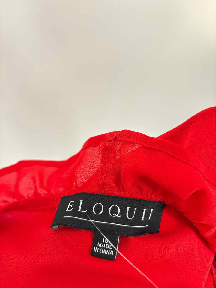 Size 16 ELOQUII Red Shirt