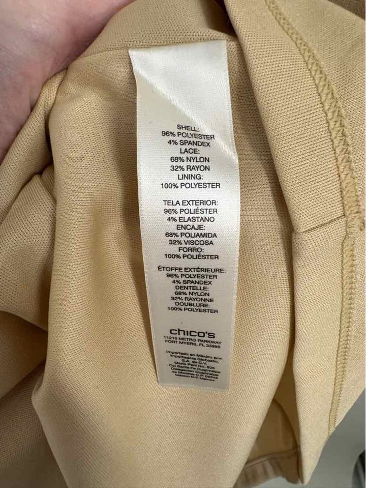 Size M Chico's Tan Dress