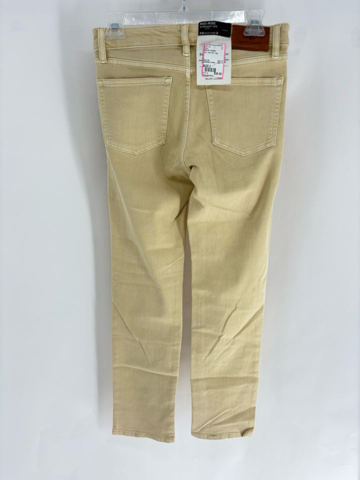 Size 2 RALPH LAUREN Tan Pants