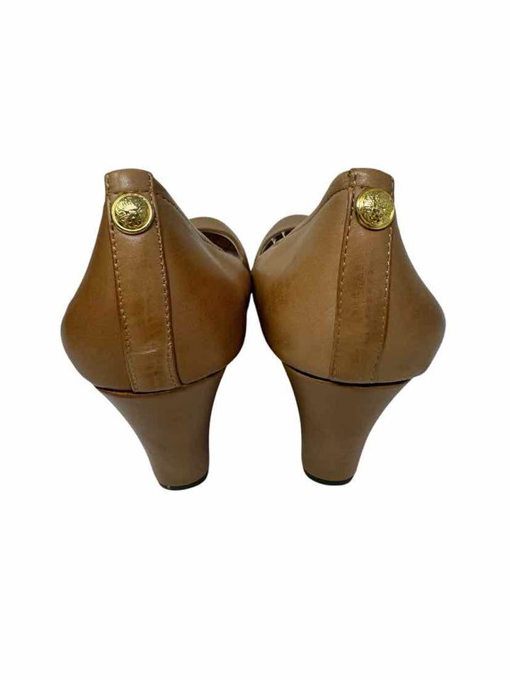 Shoe Size 10 Vince Camuto Tan Leather Pumps