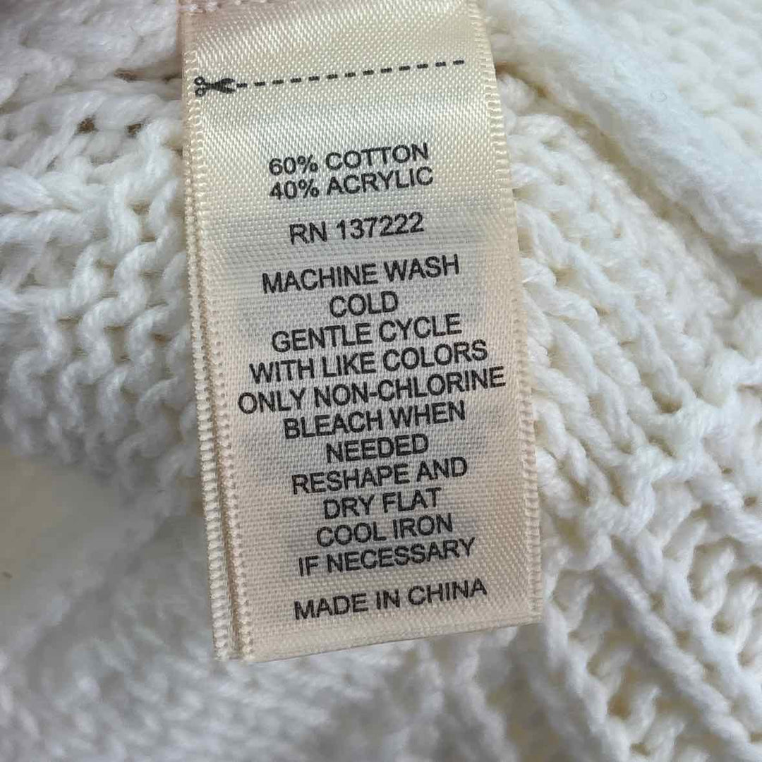 Size L Ivory Knit Sweater