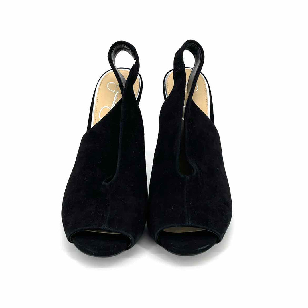 Shoe Size 9 Jessica Simpson Black Suede Pumps