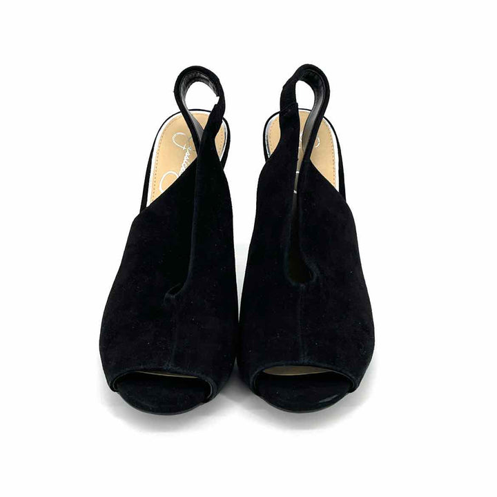 Shoe Size 9 Jessica Simpson Black Suede Pumps