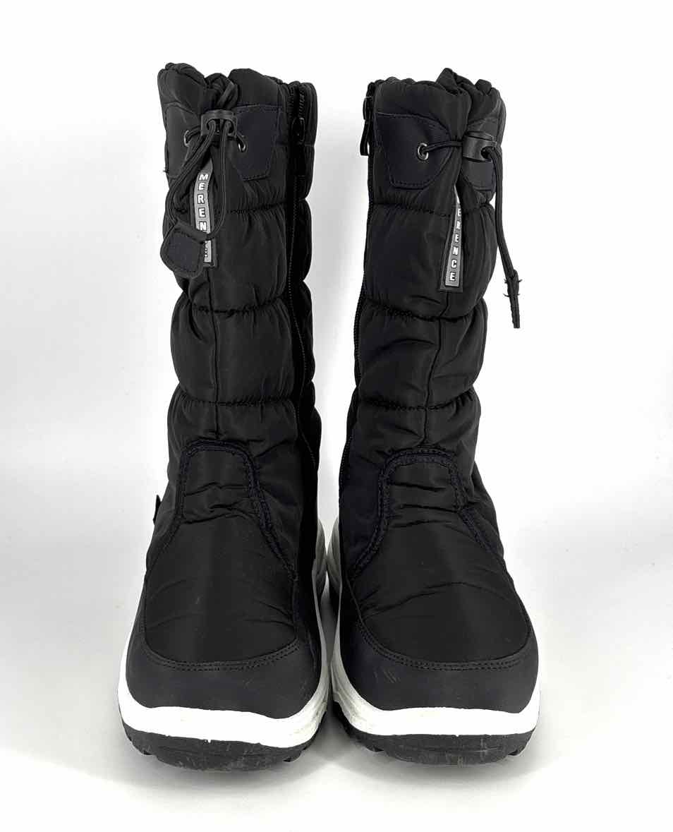 Shoe Size 42 Black Nylon Boots