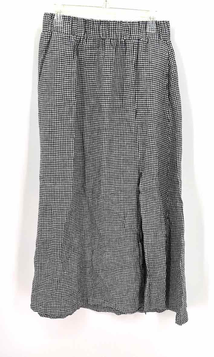 Size M QUINCE Multi-Color Linen Skirt