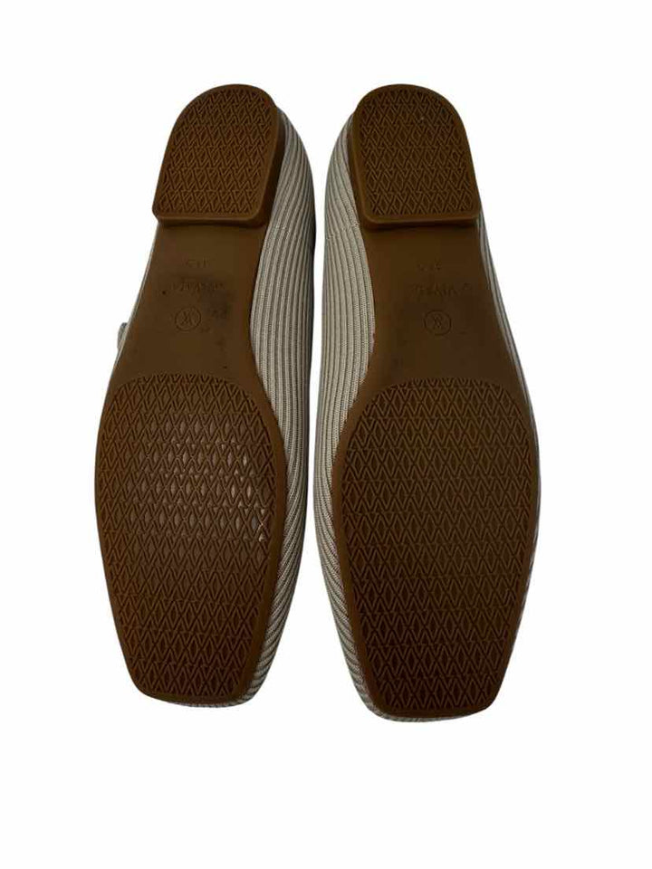 Shoe Size 40 VIVAIA Beige Knit Flats