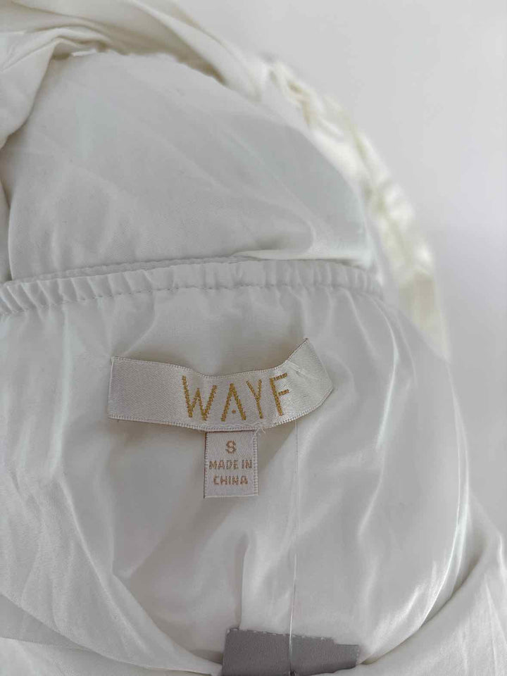 Size S wayf White Dress