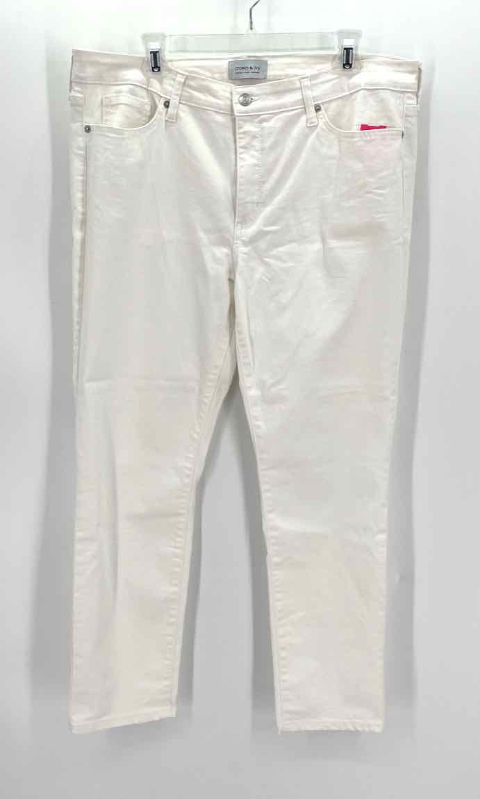 Size 16 CROWN & IVY White Denim Jeans
