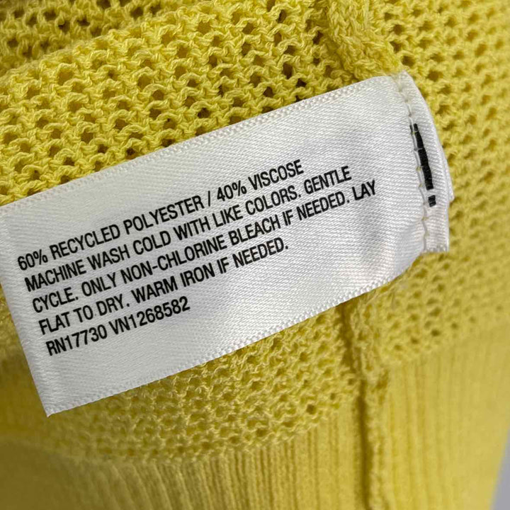 Size 1X Yellow Knit Sweater