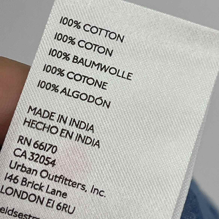 Size XL Pilcro & the Letterpress Blue Shirt