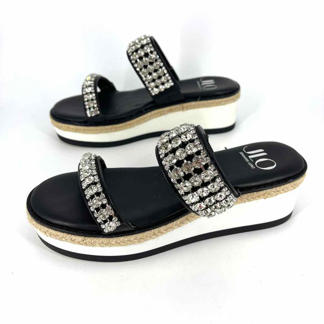 Shoe Size 7.5 Jennifer Lopez Black Sandals