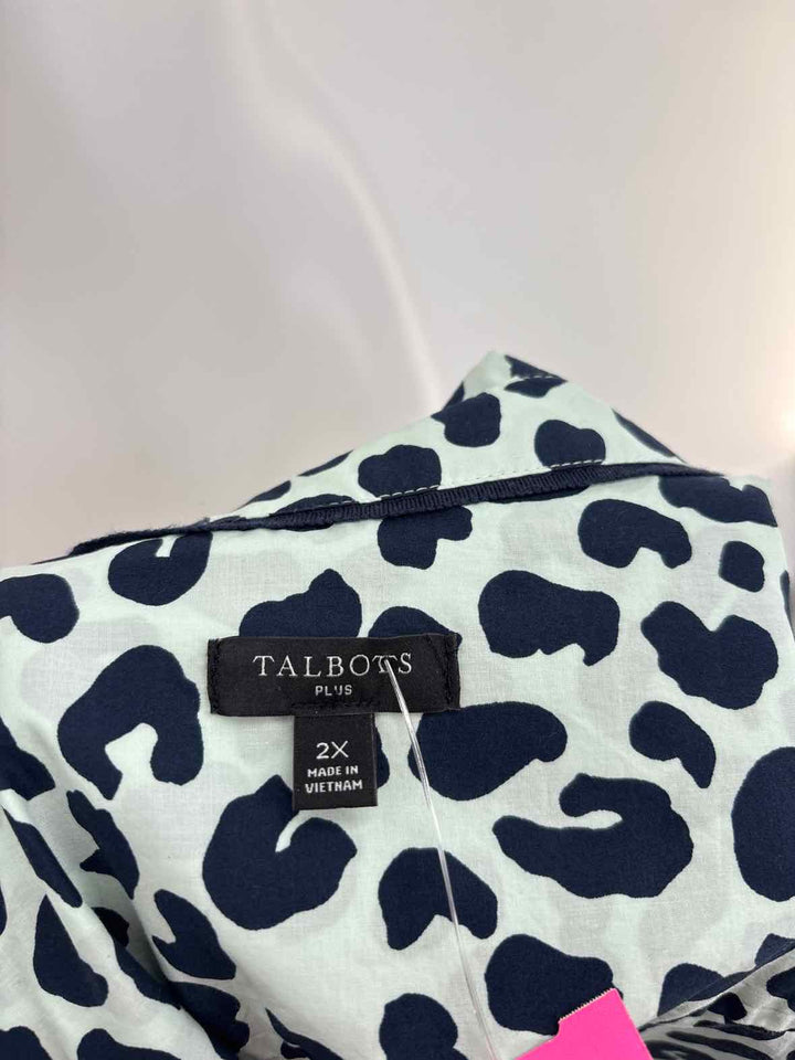 Size 2X Talbots Green Shirt
