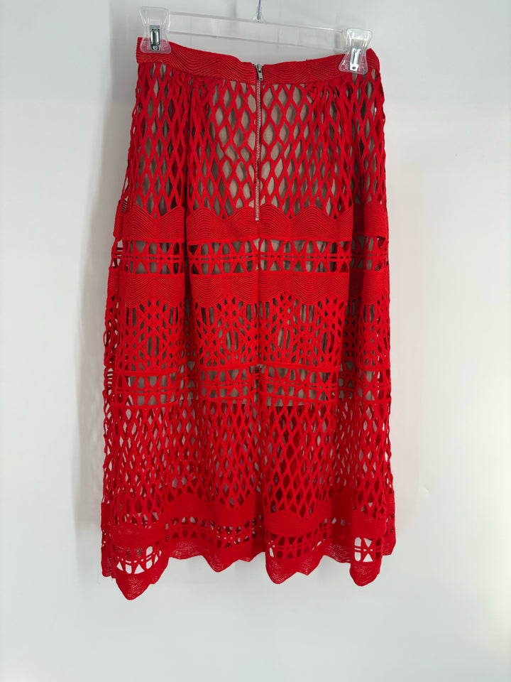 Size 2 Red Skirt