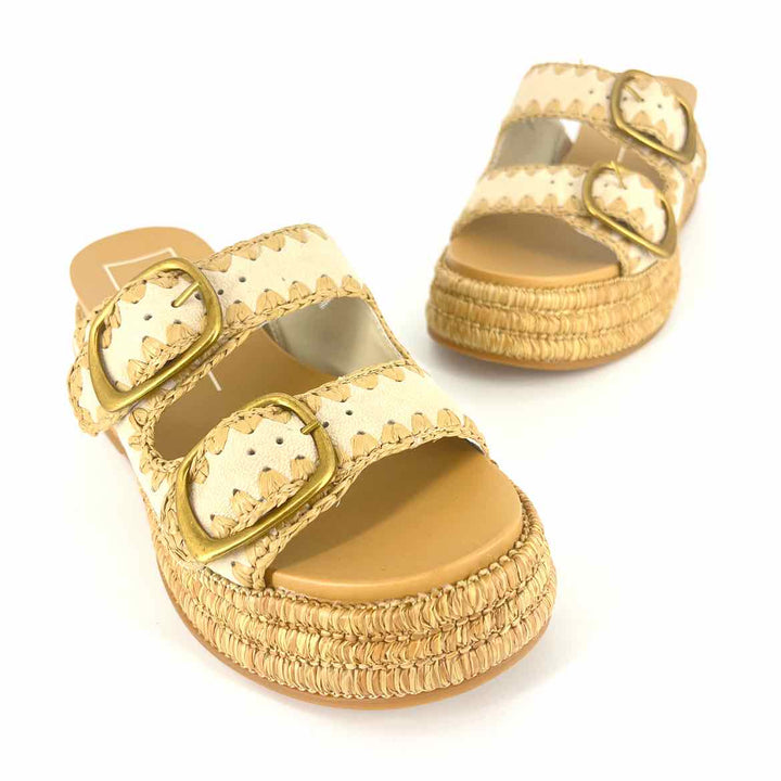 Shoe Size 7 Dolce Vita Tan Straw Sandals