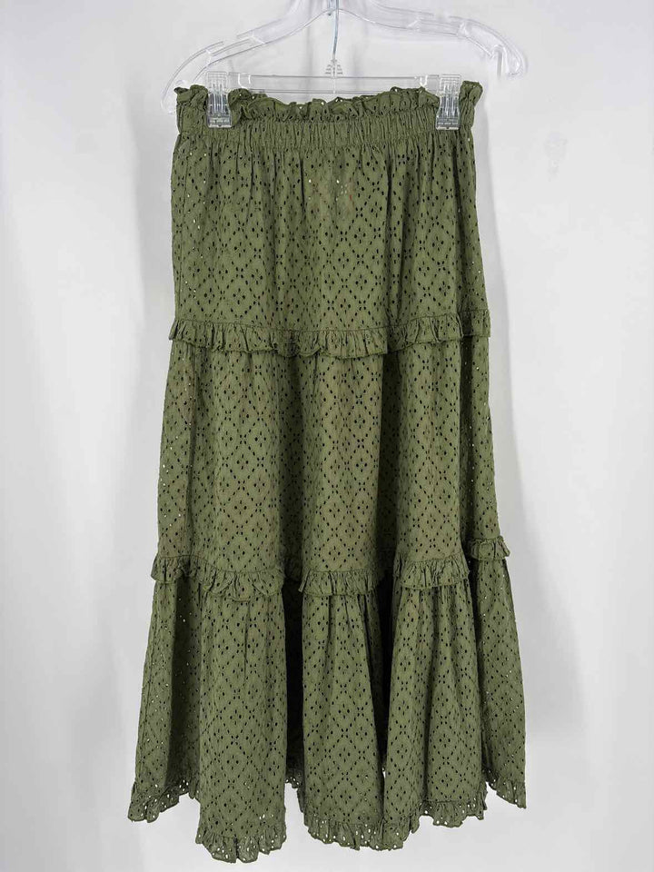 Size XS TUCKERNUCK Green Skirt