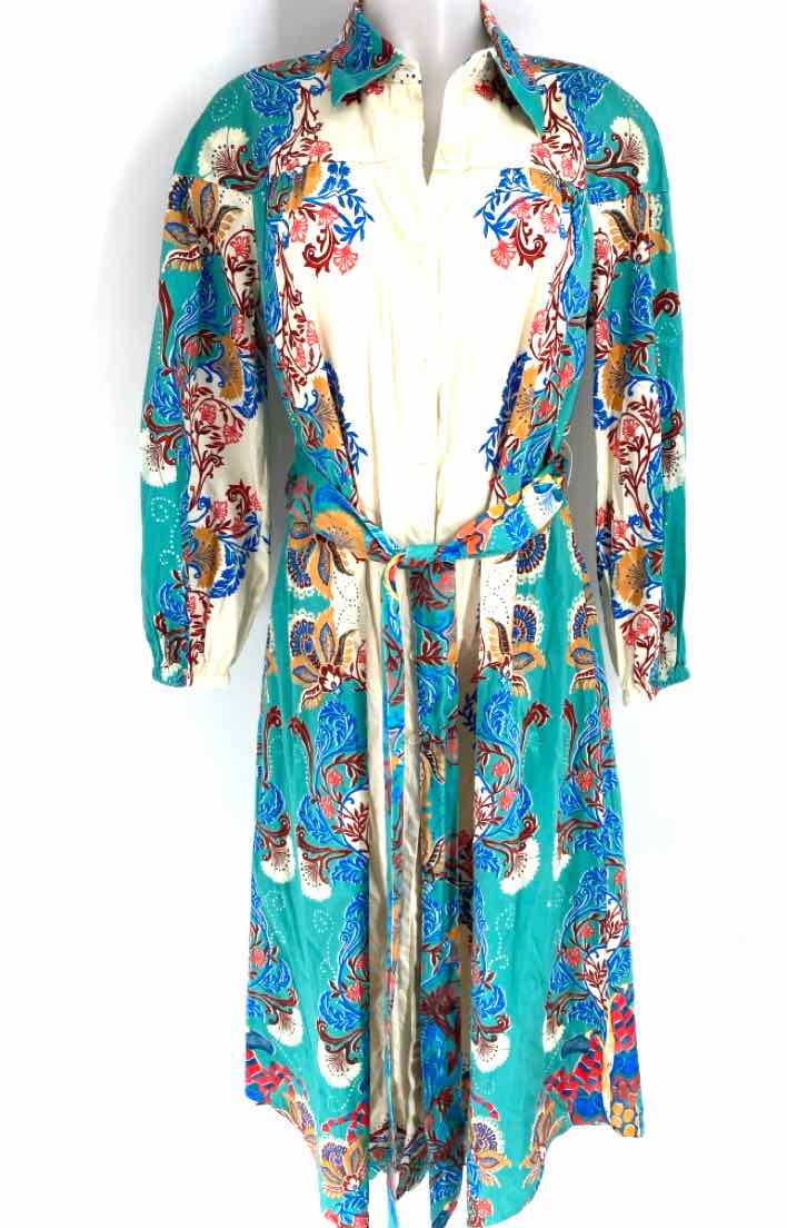 Size S ALDEN ADAIR Teal Dress