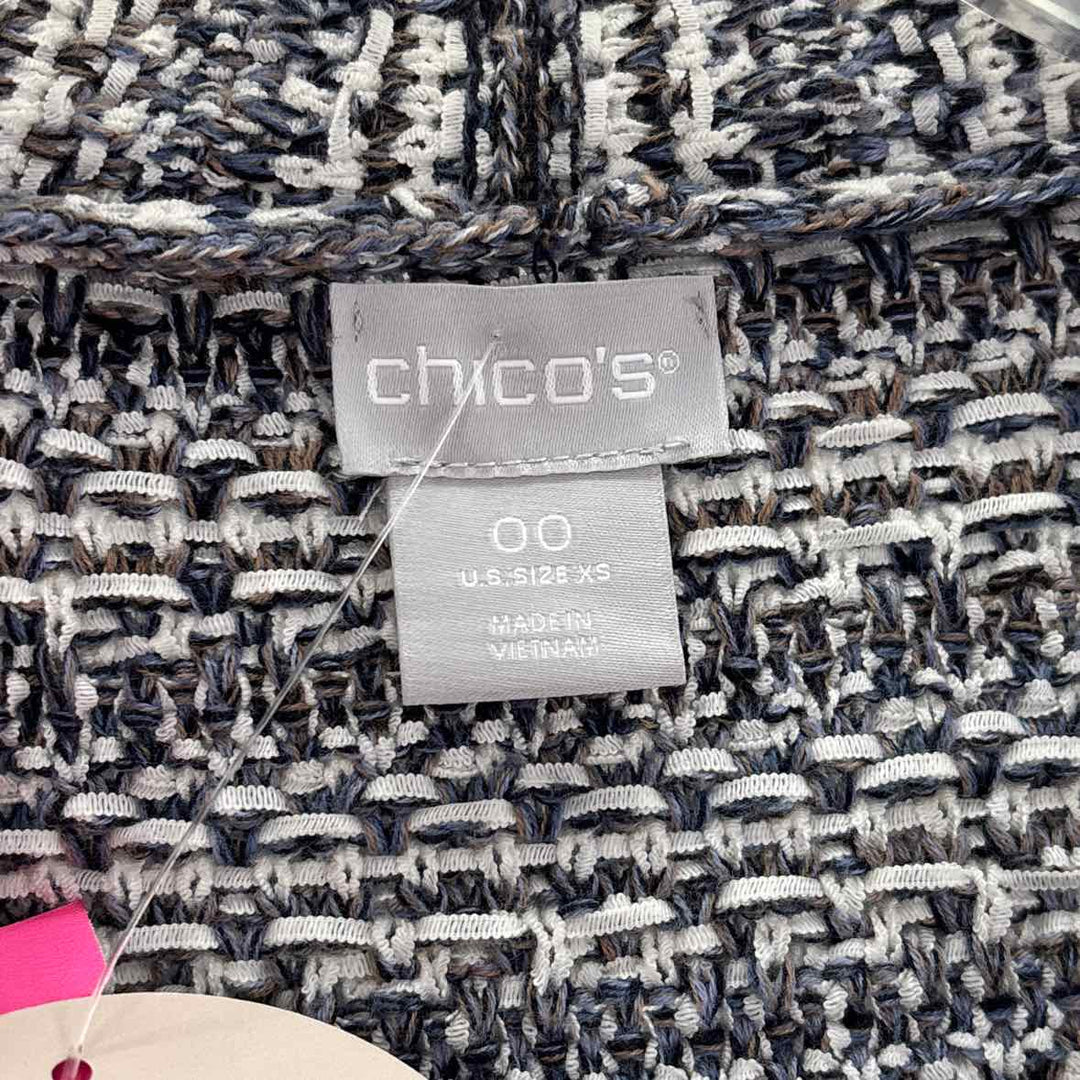 Size XS Chico's Multi-Color Knit Jacket