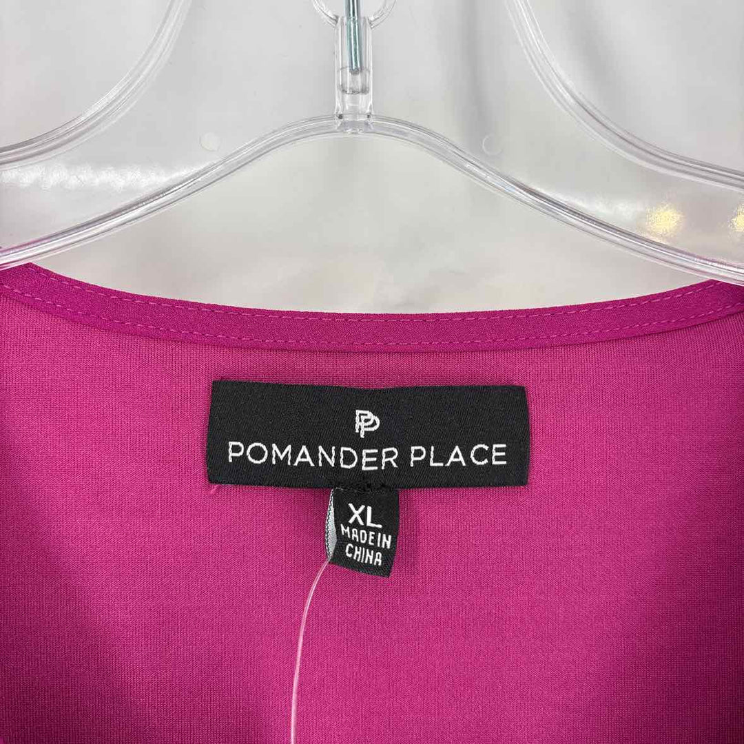 Size XL POMANDER PLACE Fuschia Shirt