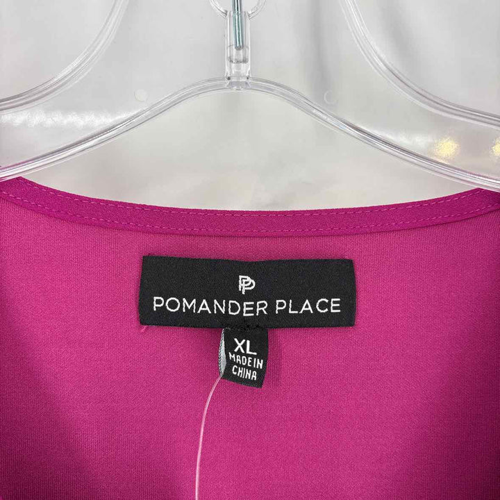 Size XL POMANDER PLACE Fuschia Shirt