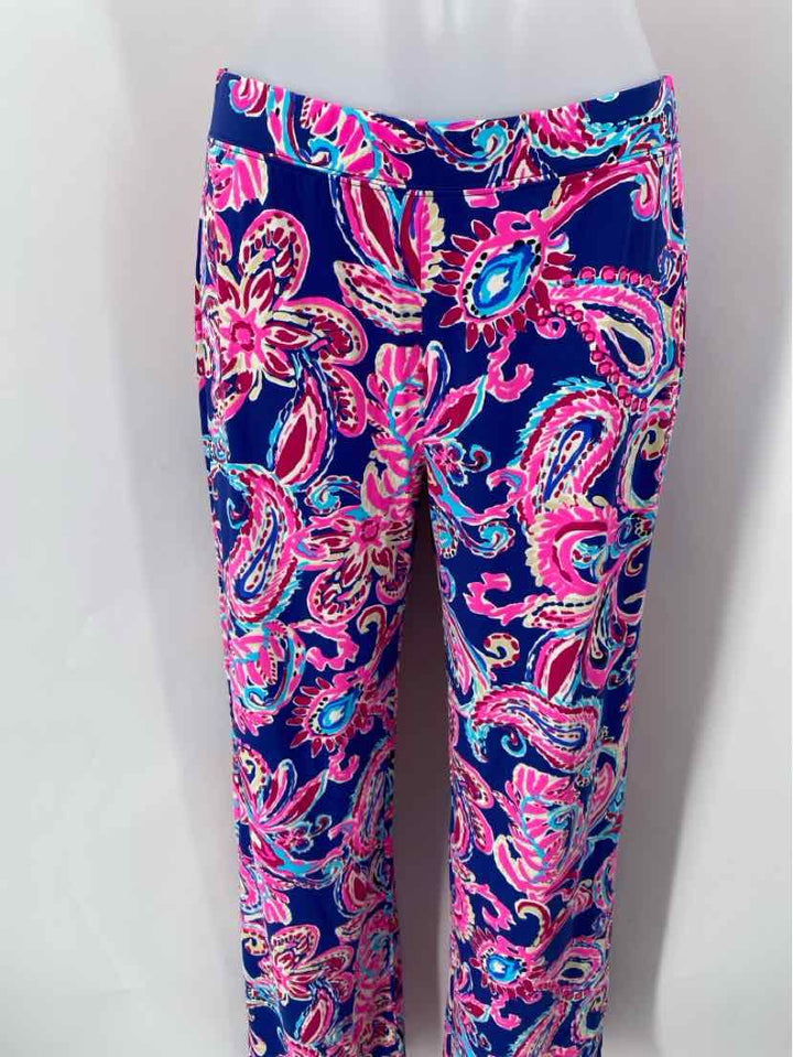Size S Lilly Pulitzer Blue Print Pants