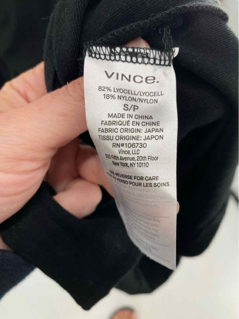 Size S VINCE Black Cotton Dress