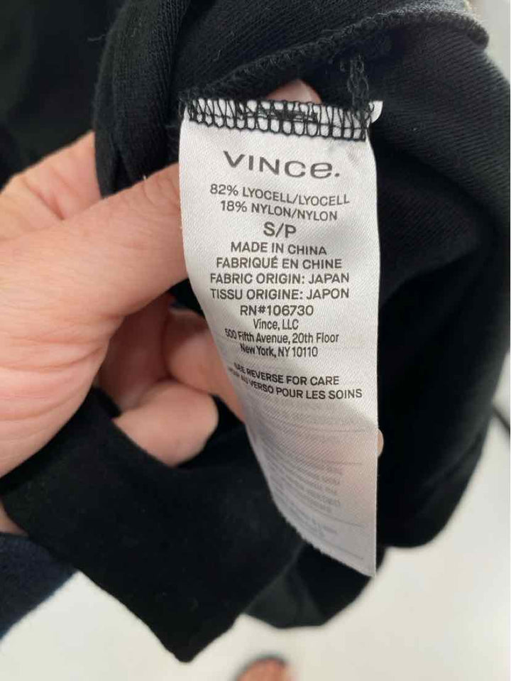 Size S VINCE Black Cotton Dress