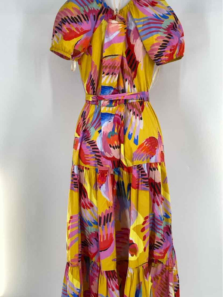 Size L FARM RIO Multi-Color Dress