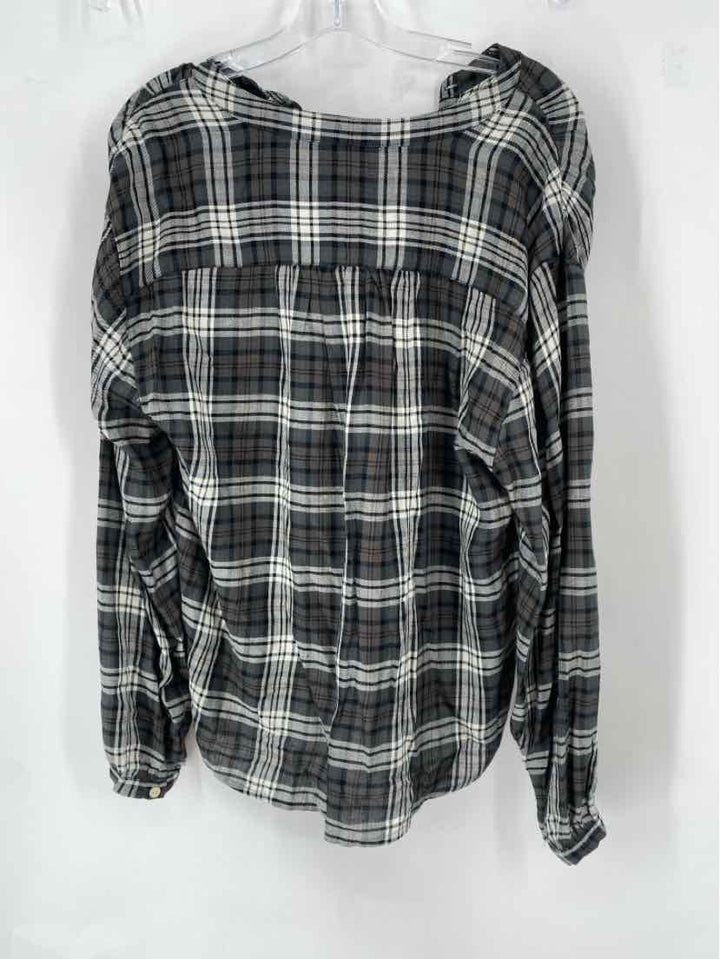 Size L FAHERTY gray print Shirt