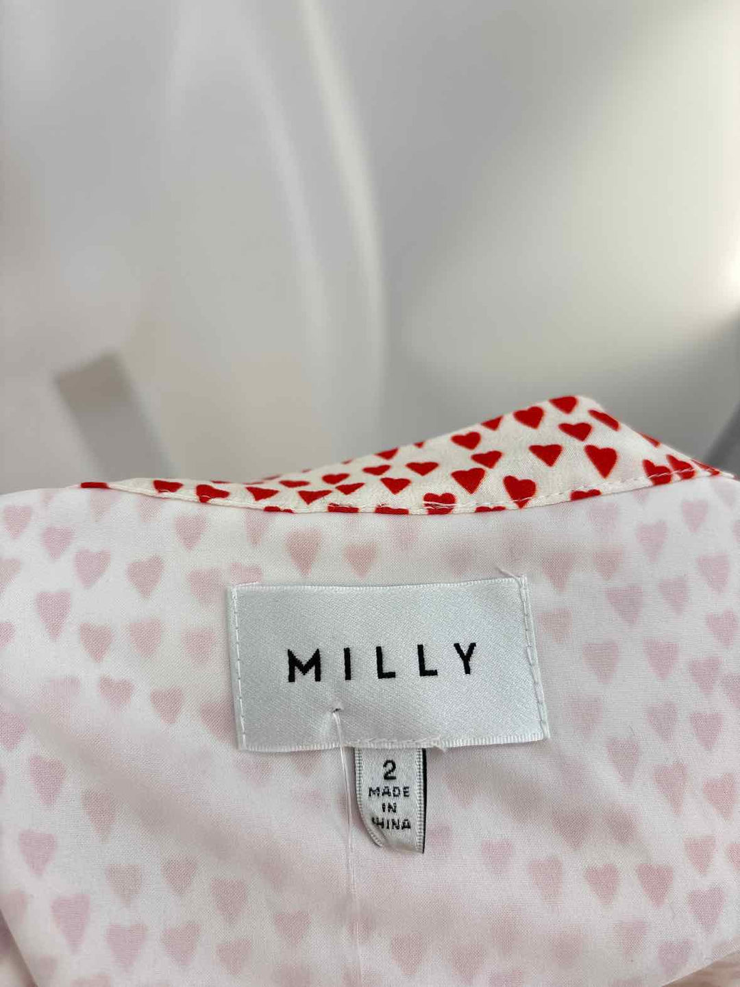 Size 2 MILLY White Print Dress