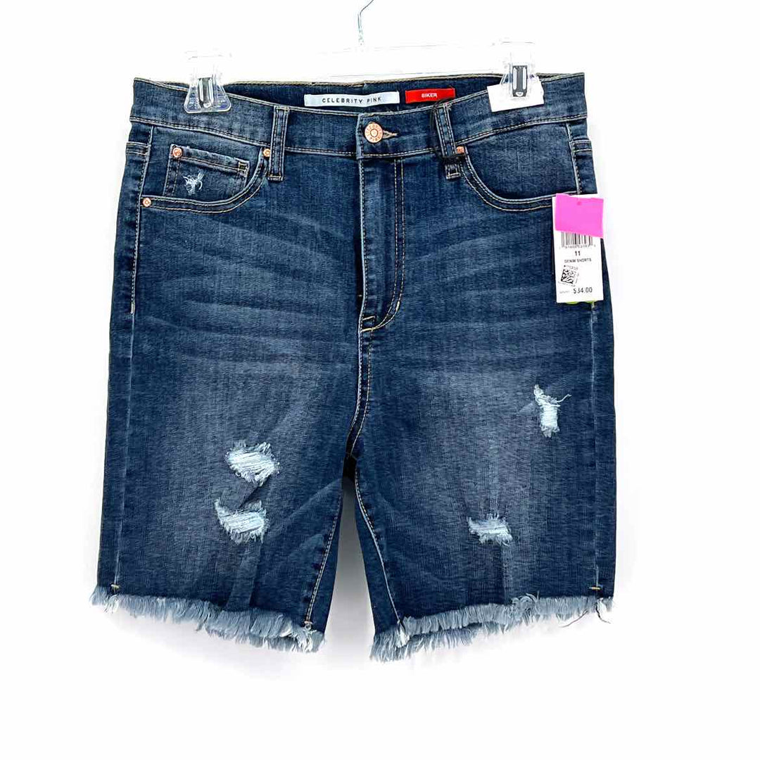Size 11 Celebrity Pink Blue Denim Shorts