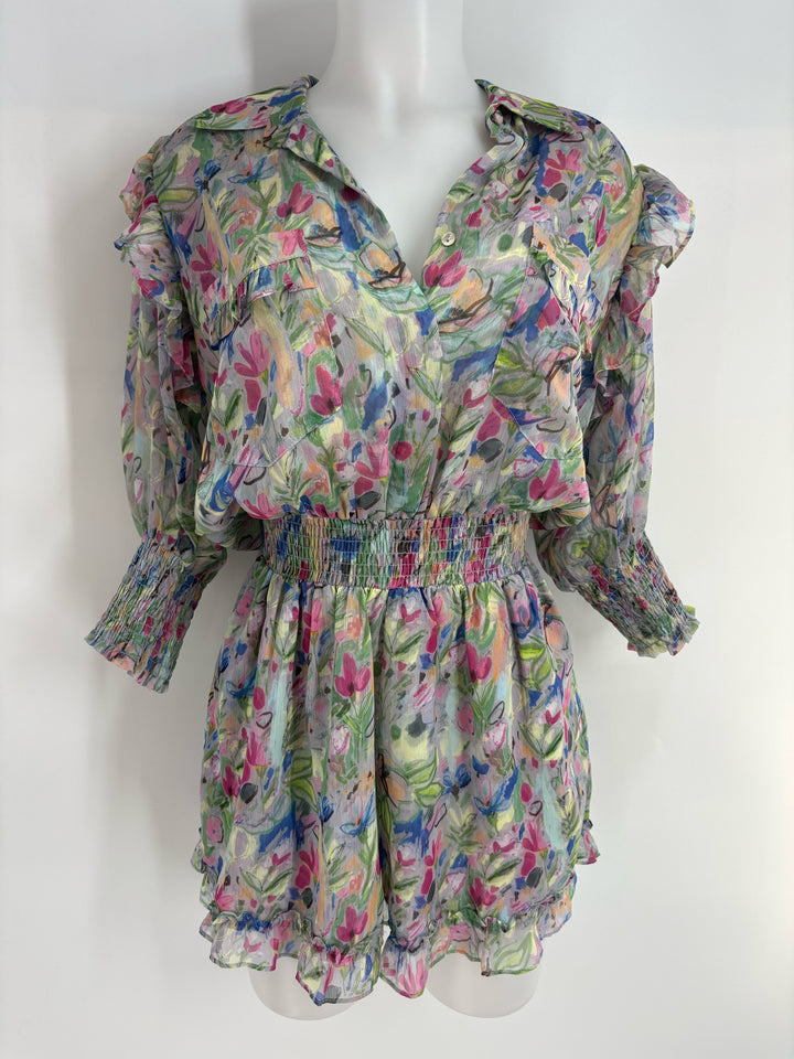 Size S MISA Multi-Color Dress