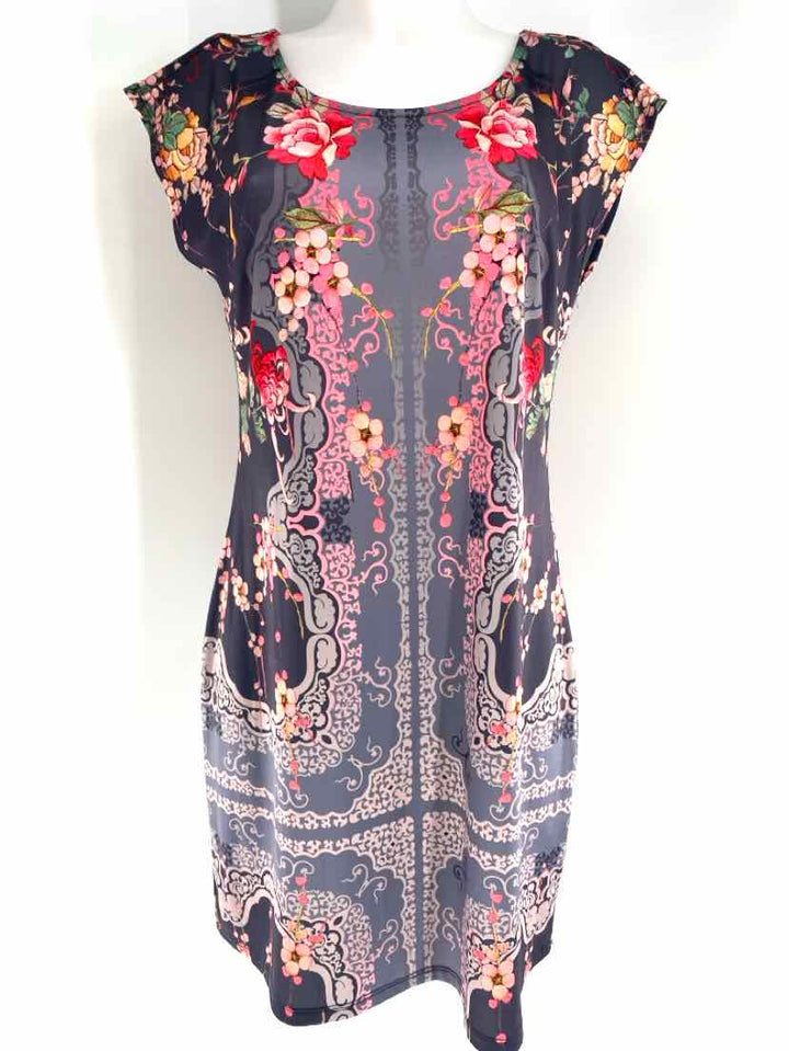 Size S Johnny Was Gray Dress