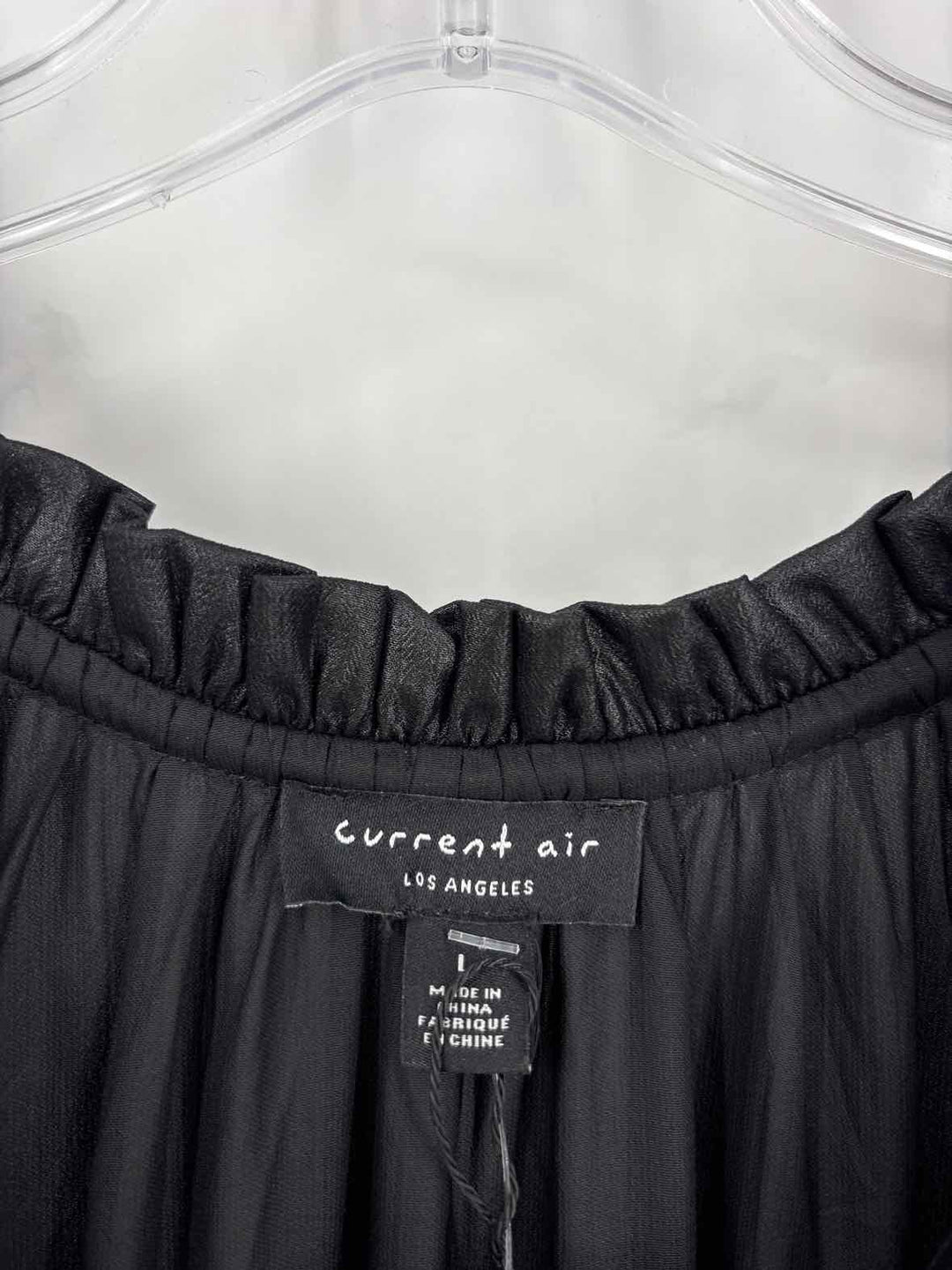 Size L CURRENT AIR Black Dress