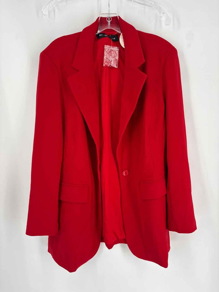 Size 16 BOSTON PROPER Red Blazer