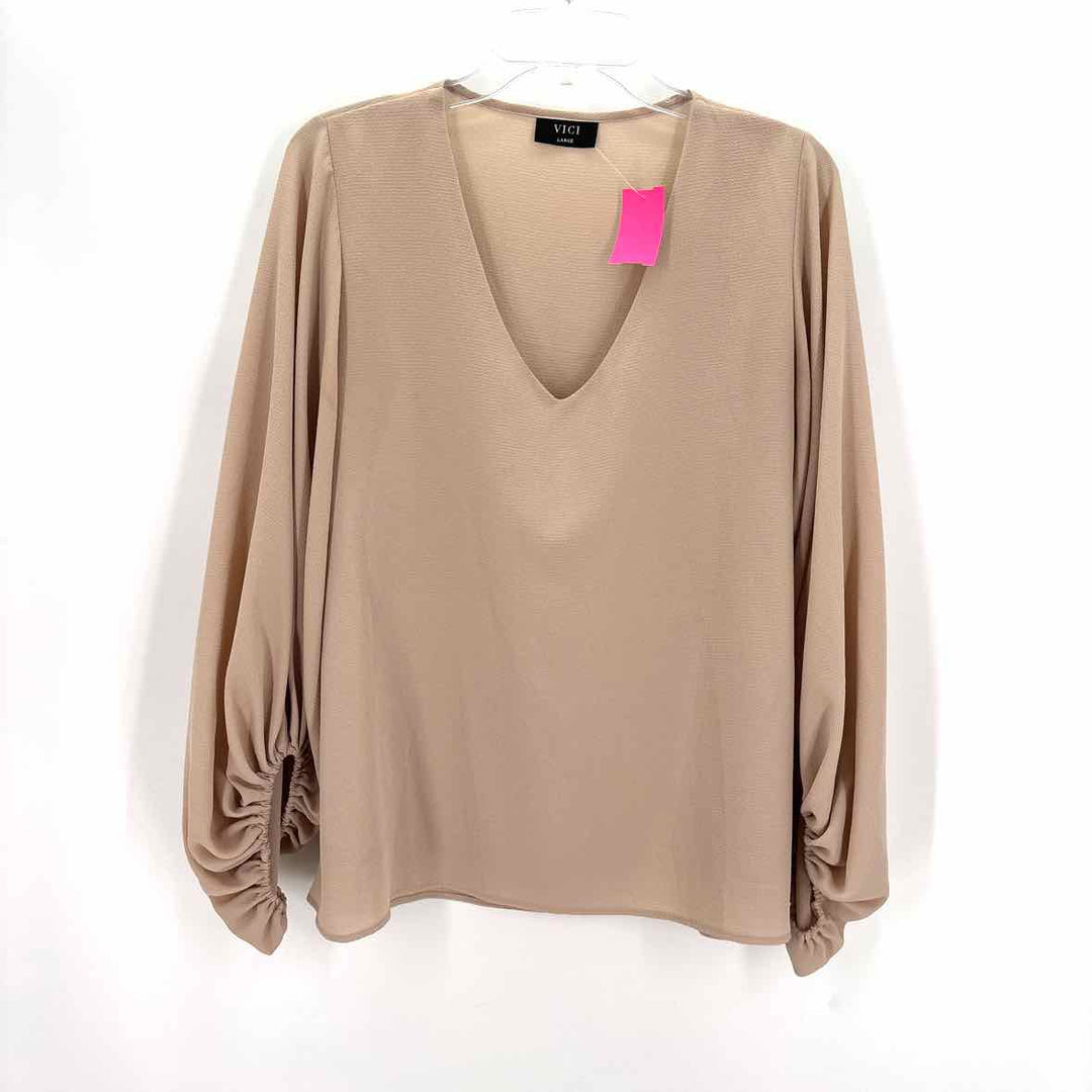 Size L VICI Tan Shirt