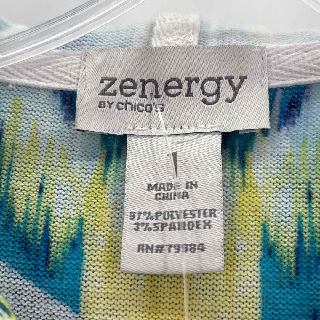 Size M Chico's Multi-Color Knit Jacket