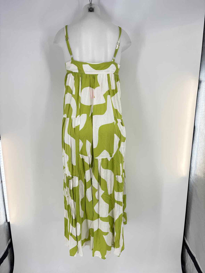 Size S Green Print Dress
