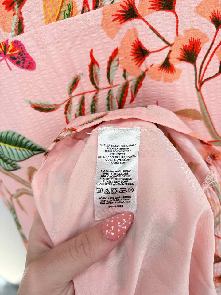 Size 12 LOFT PINK PRINT Dress
