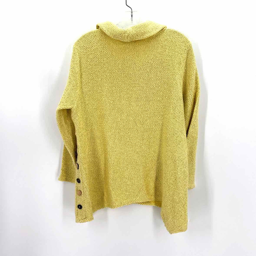 Size L SOFT SURROUNDINGS Yellow Knit Sweater