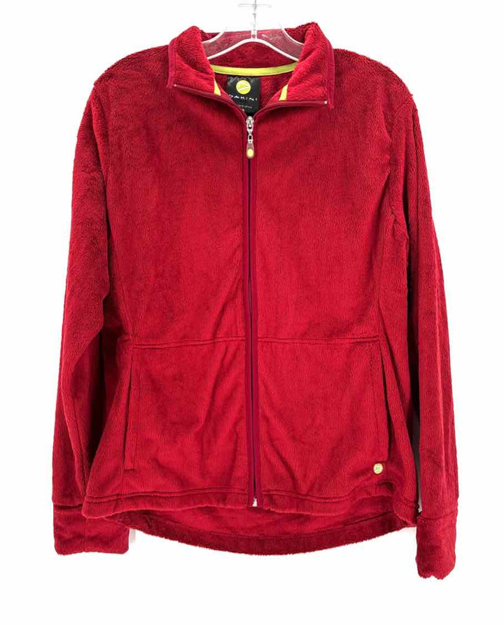 Size XL Burgundy Fleece Jacket