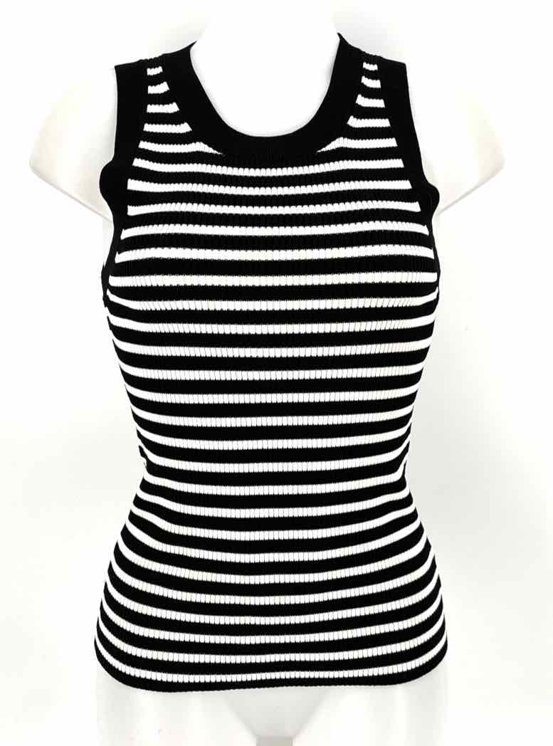Size 4 Michael Kors Black/White Shirt