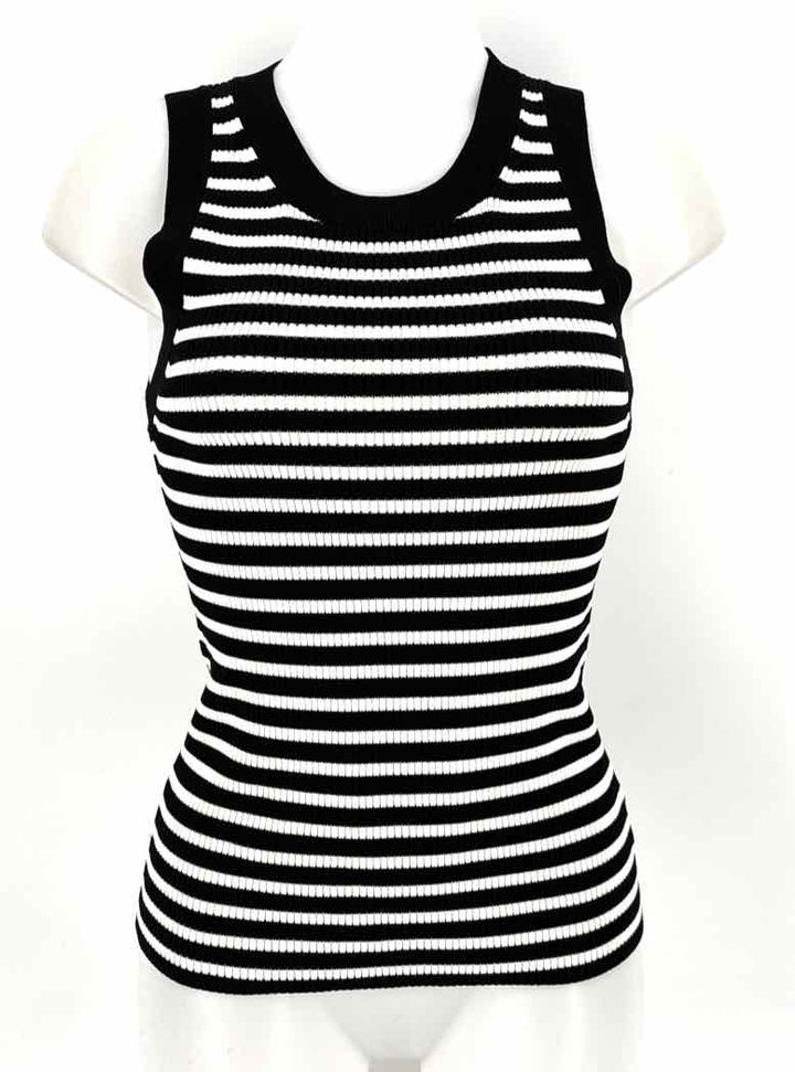 Size 4 Michael Kors Black/White Shirt