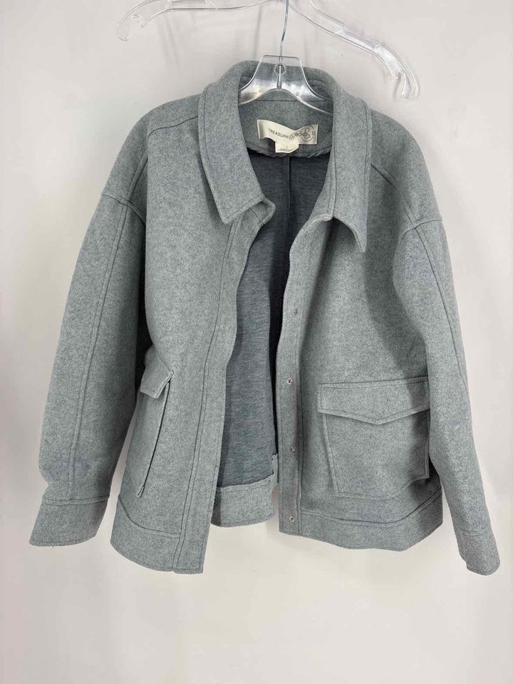 Size L TREASURE & BOND Gray Jacket