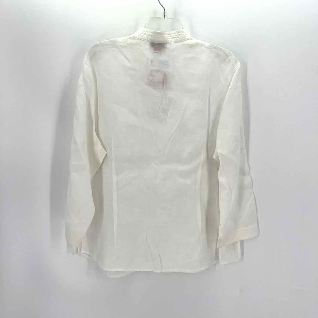 Size XL Talbots White Linen Shirt