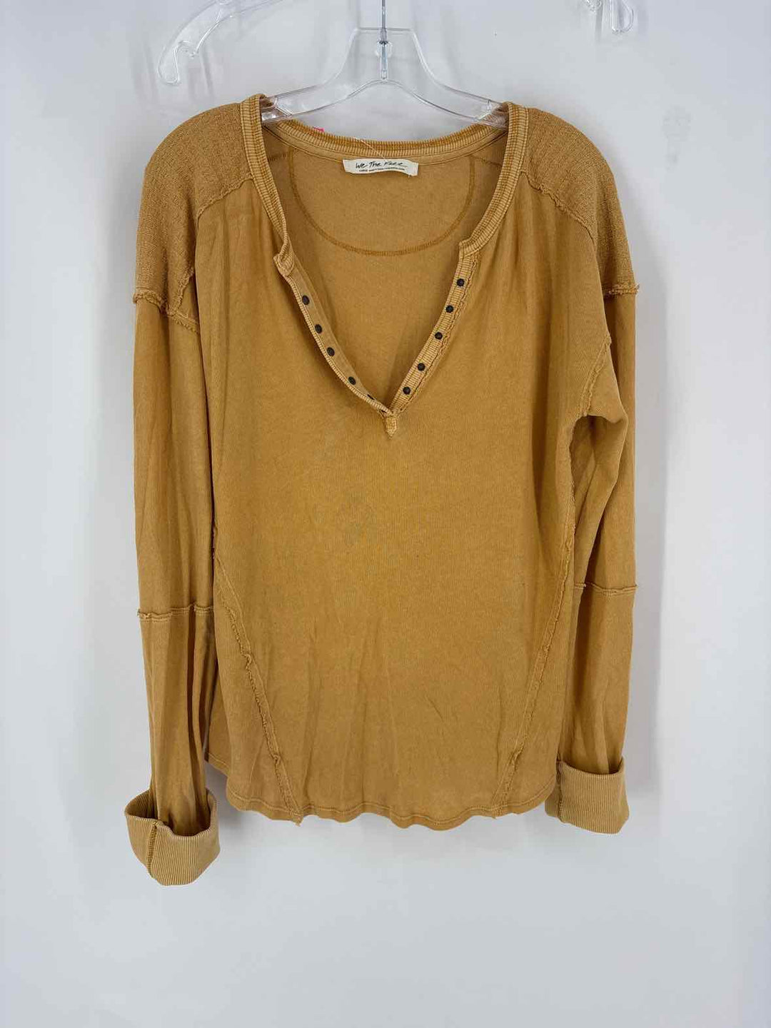 Size L WE THE FREE Mustard Shirt
