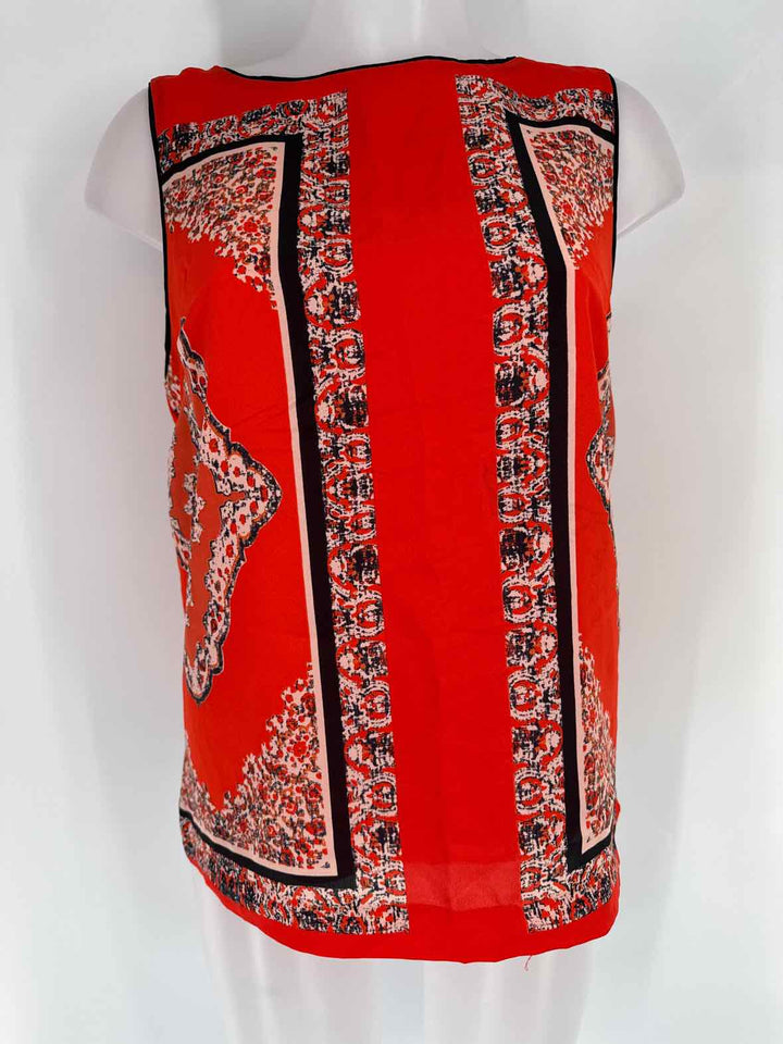 Size 6 ORANGE PRINT Shirt
