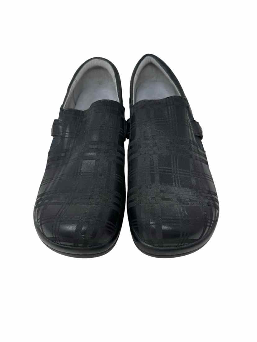 Shoe Size 39 ALEGRIA Black Leather Flats