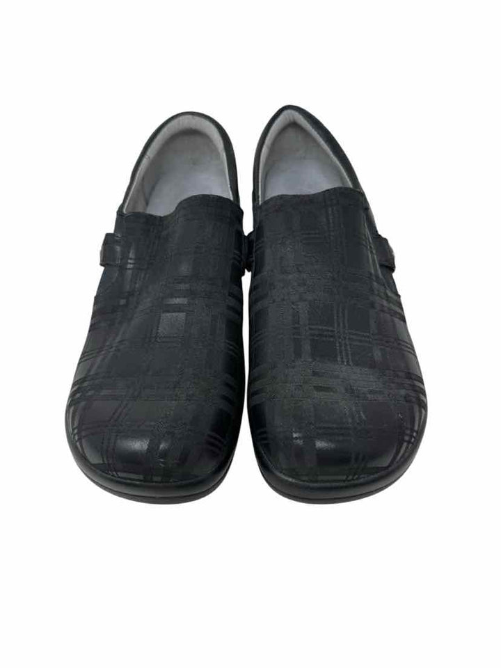 Shoe Size 39 ALEGRIA Black Leather Flats